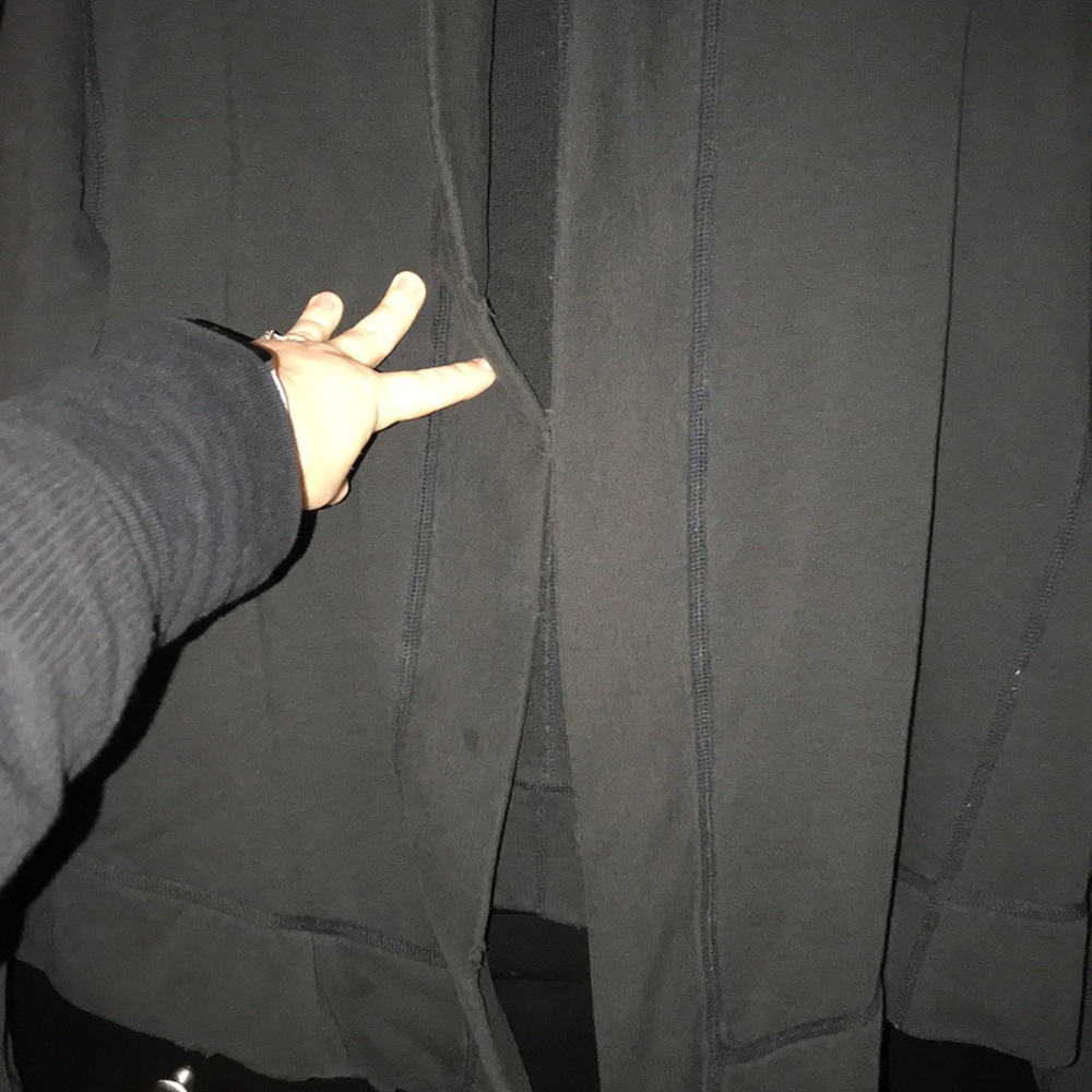 James Perse Distressed Jacket/Wrap - image 3